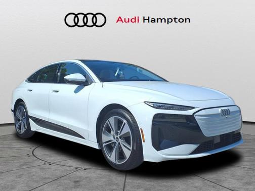 Glacier White Metallic 2025 Audi A6 e-tron Premium Plus