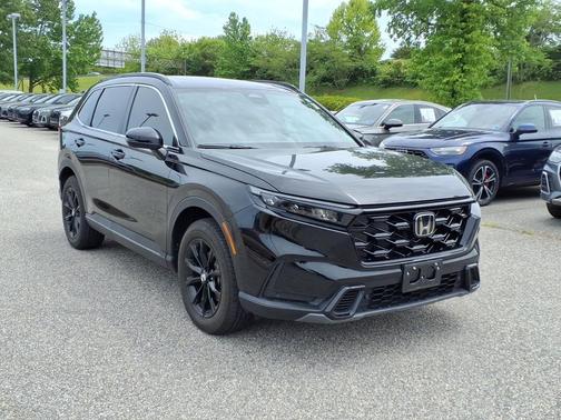 Crystal Black Pearl 2025 Honda CR-V Hybrid Sport AWD