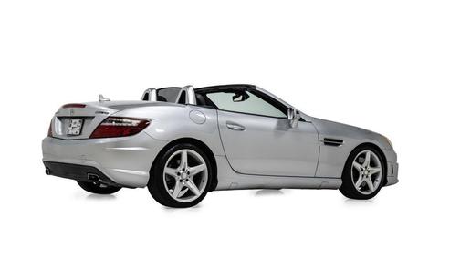 Silver 2014 Mercedes-Benz SLK-Class SLK350