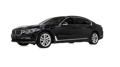 Black 2016 BMW 750 i xDrive
