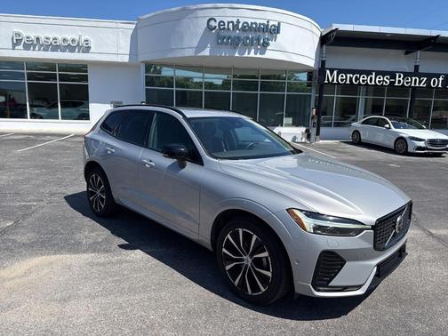 Silver 2023 Volvo XC60 B5 Plus Dark Theme