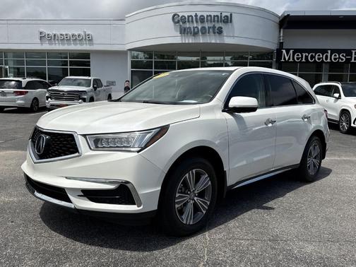 White 2019 Acura MDX 3.5L