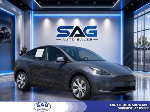 Gray 2023 Tesla Model Y Long Range Dual Motor All-Wheel Drive