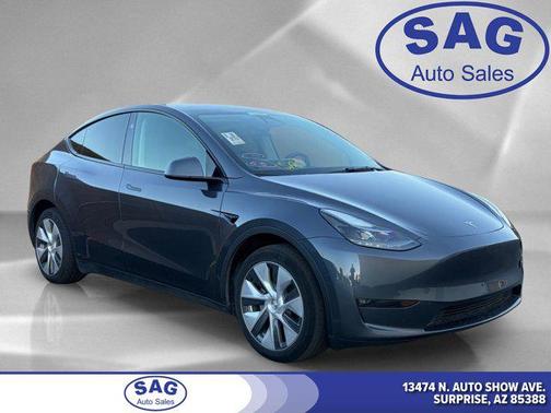Gray 2023 Tesla Model Y Long Range Dual Motor All-Wheel Drive