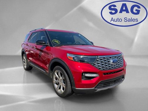 Rapid Red Metallic Tinted Clearcoat 2020 Ford Explorer Platinum
