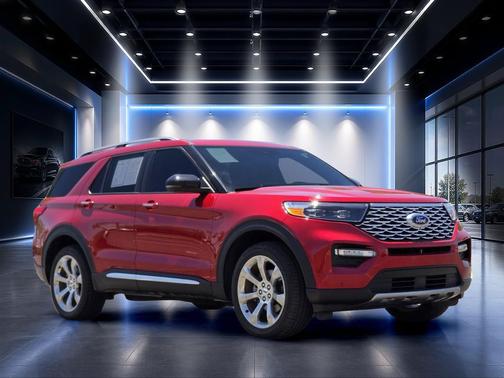 Rapid Red Metallic Tinted Clearcoat 2020 Ford Explorer Platinum
