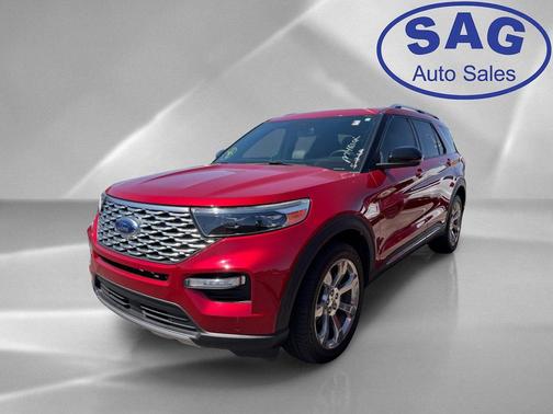 Rapid Red Metallic Tinted Clearcoat 2020 Ford Explorer Platinum