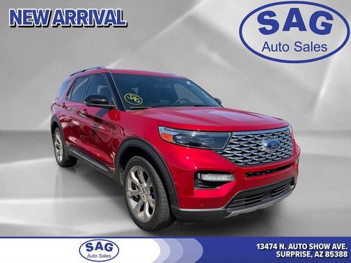 Rapid Red Metallic Tinted Clearcoat 2020 Ford Explorer Platinum