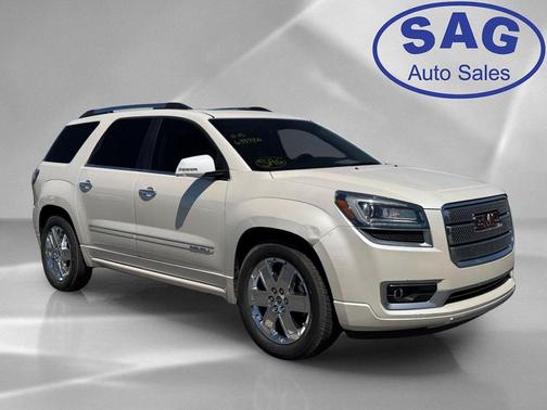 White Diamond Tricoat 2014 GMC Acadia Denali