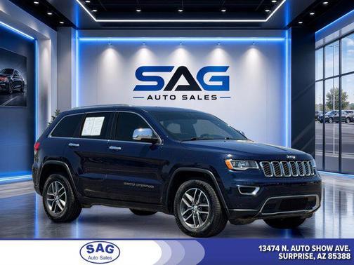 True Blue Pearlcoat 2018 Jeep Grand Cherokee Limited