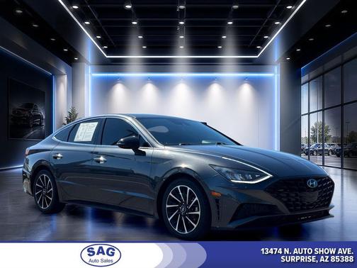 Portofino Gray 2020 Hyundai SONATA SEL Plus