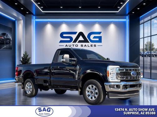 Antimatter Blue Metallic 2023 Ford F-250 XLT