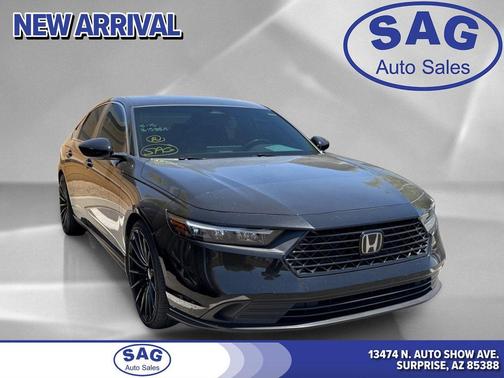 Crystal Black Pearl 2023 Honda Accord Hybrid Sport