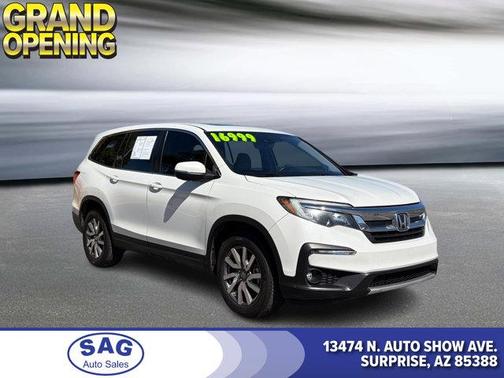 Platinum White Pearl 2021 Honda Pilot AWD EX-L