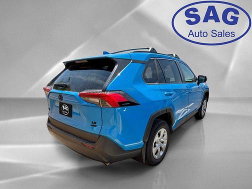 Blue Flame 2021 Toyota RAV4 LE