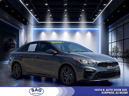 Gravity Gray 2021 Kia Forte GT-Line