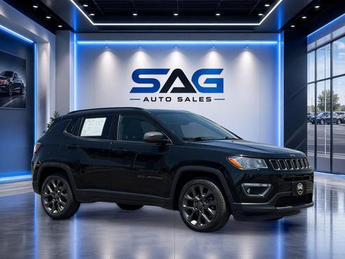 Diamond Black Crystal Pearlcoat 2021 Jeep Compass 80th Special Edition
