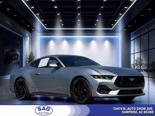 Iconic Silver Metallic 2024 Ford Mustang EcoBoost