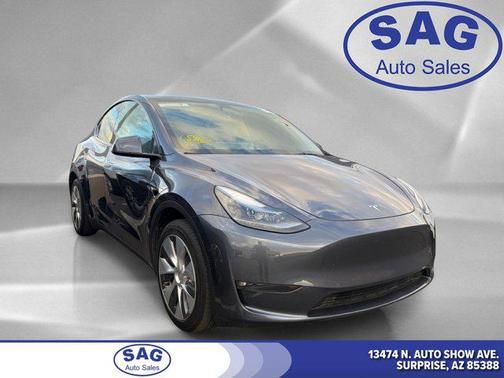 Gray 2023 Tesla Model Y Long Range Dual Motor All-Wheel Drive