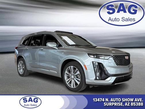 Argent Silver Metallic 2025 Cadillac XT6 Premium Luxury FWD