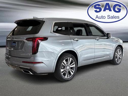 Argent Silver Metallic 2025 Cadillac XT6 Premium Luxury FWD