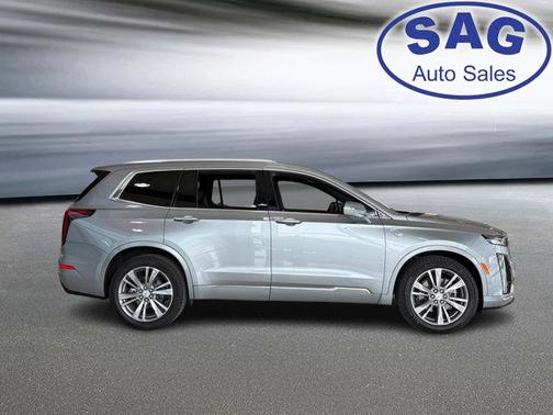 Argent Silver Metallic 2025 Cadillac XT6 Premium Luxury FWD