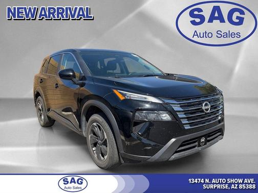 Super Black 2025 Nissan Rogue SV