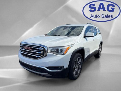 Summit White 2019 GMC Acadia SLT-2