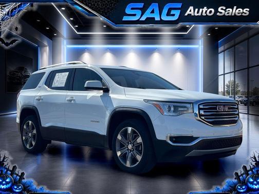 Summit White 2019 GMC Acadia SLT-2