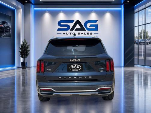 Gravity Blue 2022 Kia Sorento Hybrid S