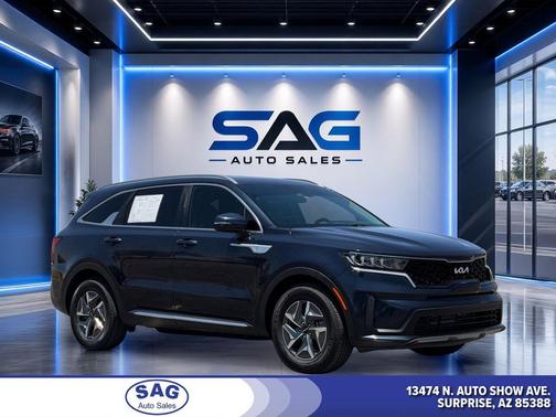 Gravity Blue 2022 Kia Sorento Hybrid S