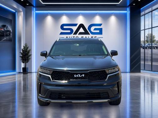 Gravity Blue 2022 Kia Sorento Hybrid S