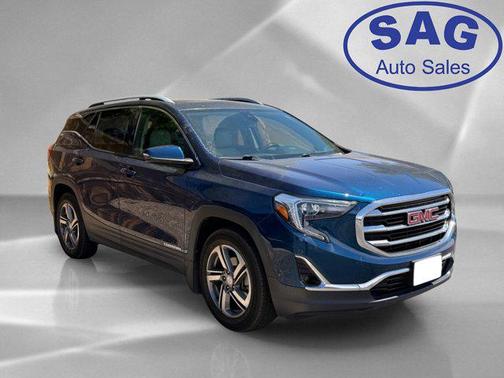 Blue Emerald Metallic 2020 GMC Terrain SLT