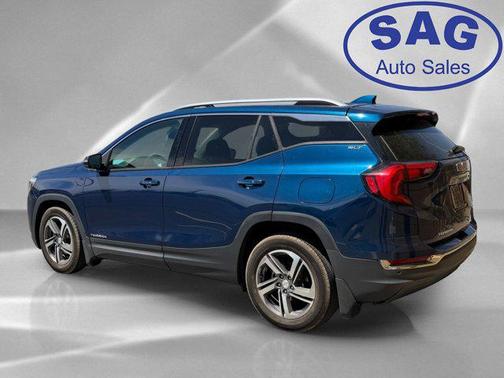Blue Emerald Metallic 2020 GMC Terrain SLT