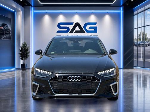 Mythos Black Metallic 2023 Audi A4 45 S line Premium Plus