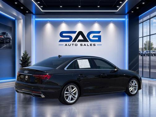 Mythos Black Metallic 2023 Audi A4 45 S line Premium Plus