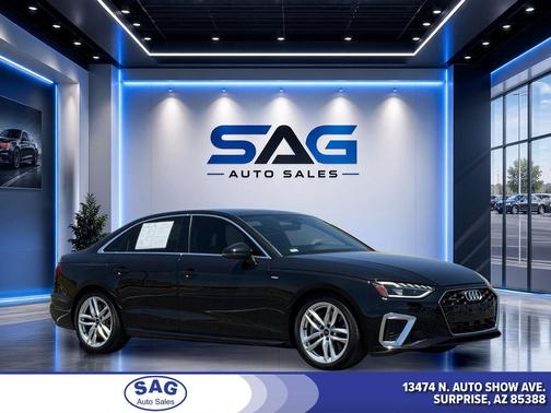 Mythos Black Metallic 2023 Audi A4 45 S line Premium Plus