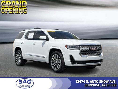 Summit White 2023 GMC Acadia Denali
