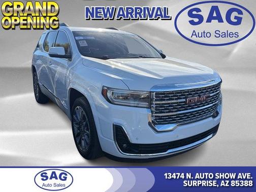 Summit White 2023 GMC Acadia Denali