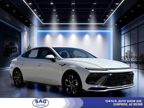 Serenity White 2025 Hyundai SONATA SEL