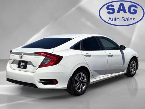 Taffeta White 2016 Honda Civic LX
