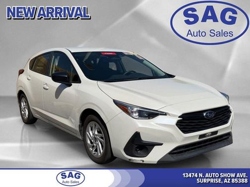 Crystal White Pearl 2024 Subaru Impreza Base