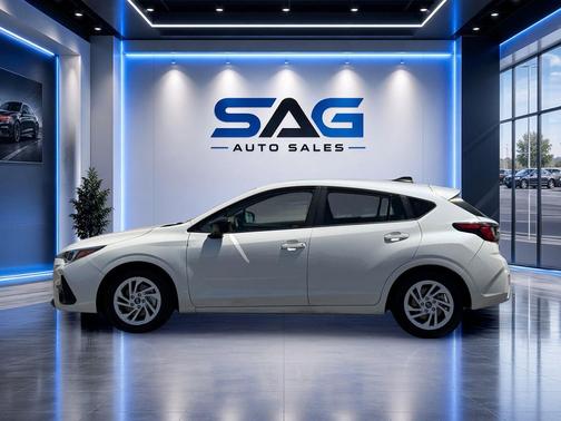 Crystal White Pearl 2024 Subaru Impreza Base