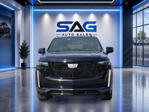 Dark Moon Blue Metallic 2023 Cadillac Escalade ESV Sport Platinum