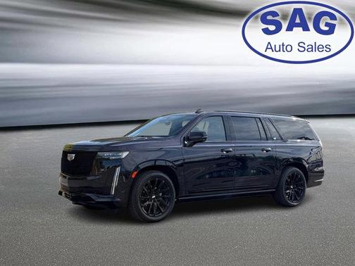 Dark Moon Blue Metallic 2023 Cadillac Escalade ESV Sport Platinum