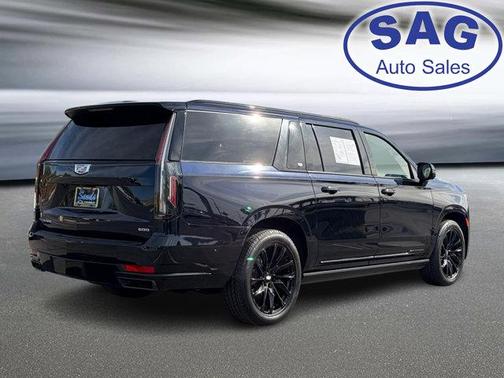 Dark Moon Blue Metallic 2023 Cadillac Escalade ESV Sport Platinum