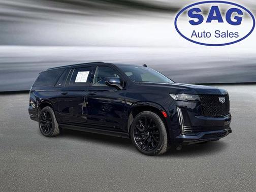 Dark Moon Blue Metallic 2023 Cadillac Escalade ESV Sport Platinum