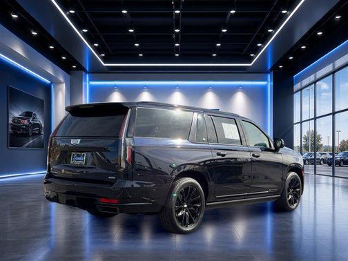 Dark Moon Blue Metallic 2023 Cadillac Escalade ESV Sport Platinum