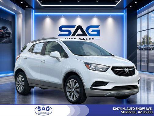 White Frost Tricoat 2020 Buick Encore Preferred