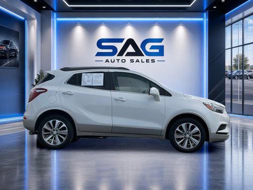 White Frost Tricoat 2020 Buick Encore Preferred